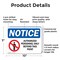 Signmission Authorized Personnel Only Beyond This Point OSHA Notice Sign, Plastic, 10in W x 7in L, 2PK OS-2PACK-NS-P-710-L-15264 - alternate 5
